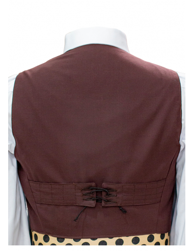 Chaqueta y chalequillo | Sarga | Borgoña