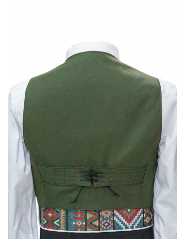 Chaqueta y chalequillo | Sarga |...