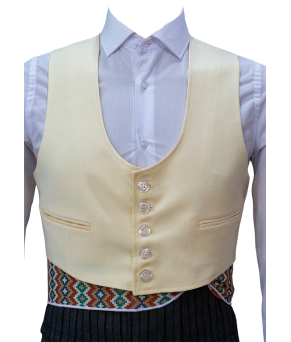 Chaqueta y chalequillo | Saturno | Hueso