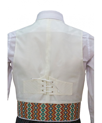 Chaqueta y chalequillo | Saturno | Hueso