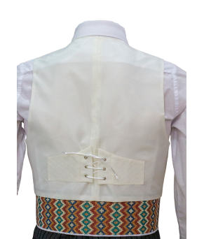 Chaqueta y chalequillo | Saturno | Hueso