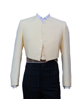 Chaqueta y chalequillo | Saturno | Hueso