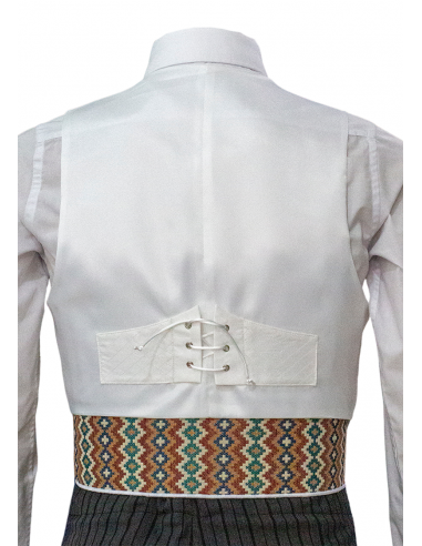 Chaqueta y chalequillo | Sarga | Blanco