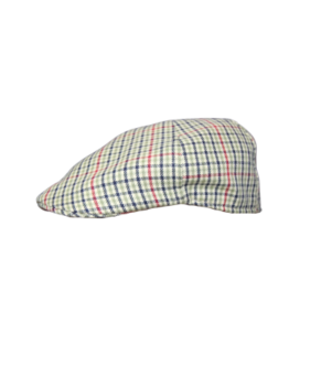 Gorra cuadros modelo Gatsby serie Joda | Azul y rojo