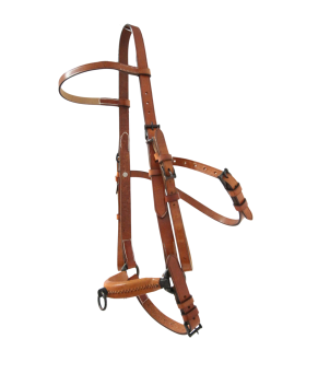 Serretón hebilla inoxidable envejecido con adaptador de filete | Un pilar