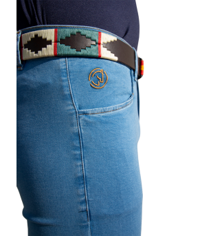 Pantalón breeche jeans 'Los Nietos'