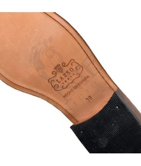 Bota 1973 serraje ancho especial | Piso suela | Castaña