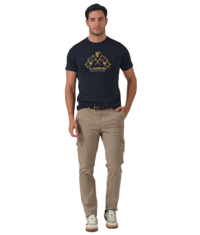 Camiseta 'La Garrocha' modelo Hípica club | Marino