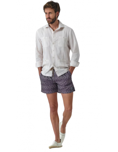 Bañador étnico 'La Garrocha' | Malva