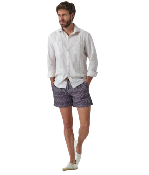 Bañador étnico 'La Garrocha' | Malva