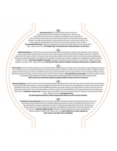 Zanahoria little likit lick | 250 gr