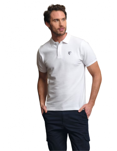 Polo básico 'La Garrocha' | Blanco Polo básico 'La Garrocha' | Blanco