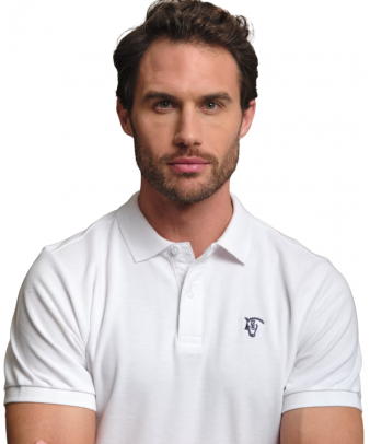 Polo básico 'La Garrocha' | Blanco