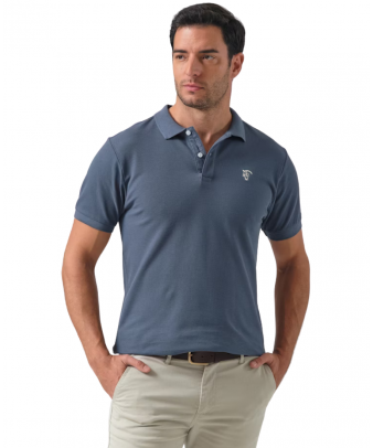 Polo Básico 'La Garrocha' | Cobalto
