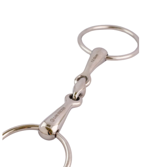 Filete de anillas 3 piezas inoxidable 'Los Nietos Dressage'