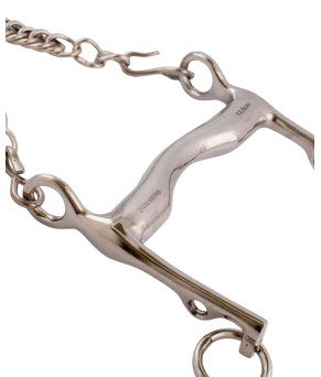 Bocado de doma inoxidable 'Los Nietos Dressage'