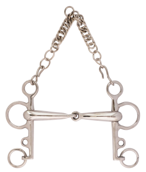 Bocado pelham partido inoxidable 'Los Nietos Dressage'