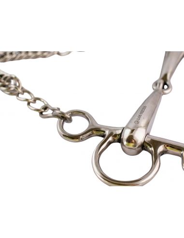 Bocado pelham partido inoxidable 'Los...