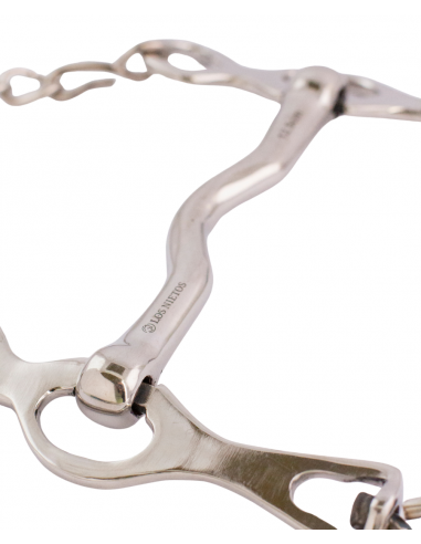 Bocado portugués puente inoxidable...