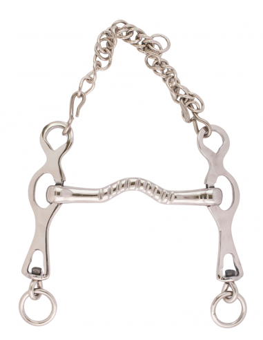 Bocado portugués puente inoxidable...