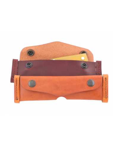 Funda de navaja de piel 'Los Nietos'