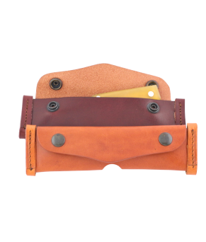 Funda de navaja de piel 'Los Nietos'