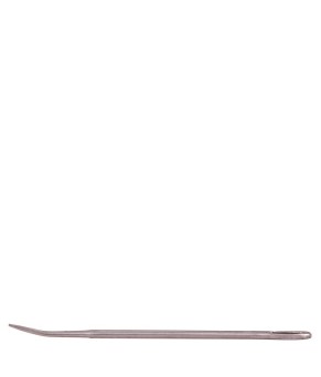 Aguja de trenzado con punta curva