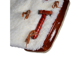 Silla de montar vaquera de fibra modelo Dalia | Avellana