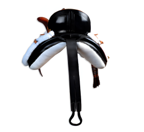 Silla vaquera amazonas  de fibra Los Nietos modelo Ana | Color negro