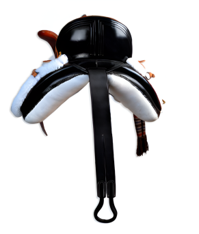 Silla vaquera amazonas  de fibra Los Nietos modelo Ana | Color negro