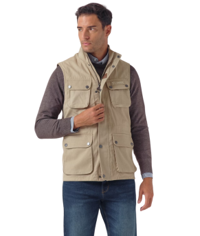 Chaleco Cuatro Bolsillos | Arena