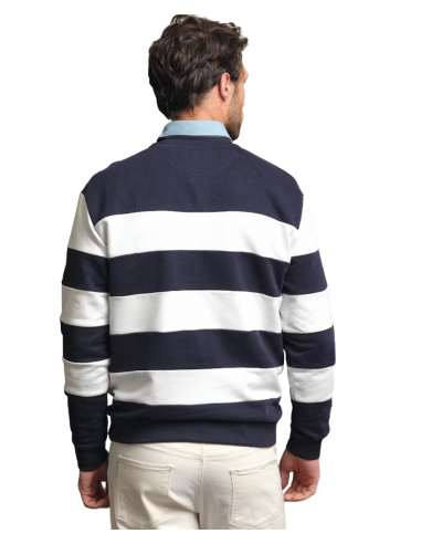 Sudadera La Garrocha rayas | Marino Sudadera La Garrocha rayas | Marino