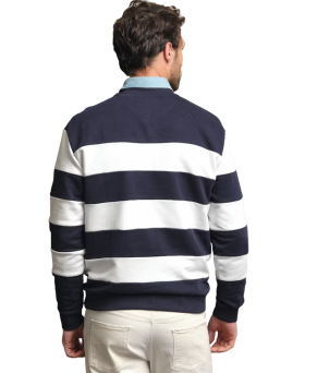 Sudadera La Garrocha rayas | Marino