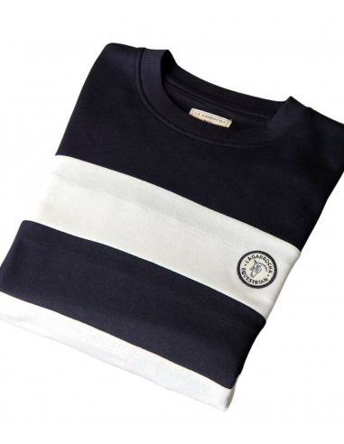 Sudadera La Garrocha rayas | Marino Sudadera La Garrocha rayas | Marino