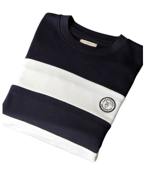 Sudadera La Garrocha rayas | Marino