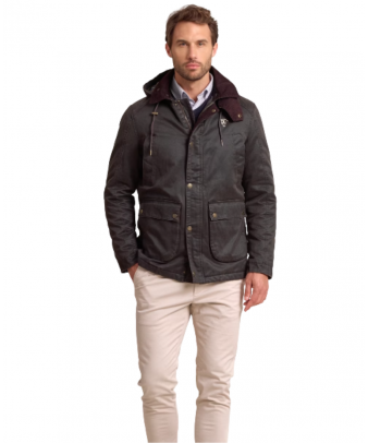 Parka efecto encerado | Moka