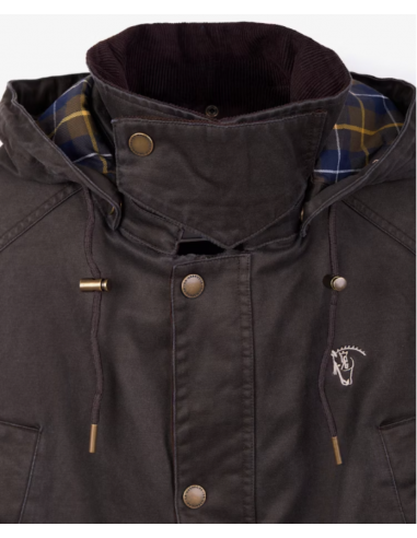 Parka efecto encerado | Moka Parka efecto encerado | Moka