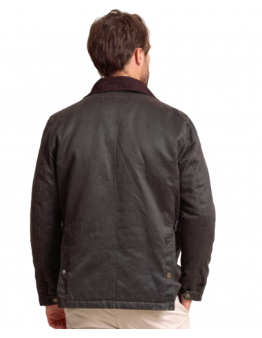 Parka efecto encerado | Moka Parka efecto encerado | Moka