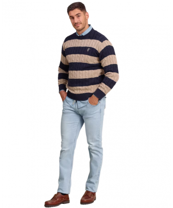 Jersey de ochos y rayas