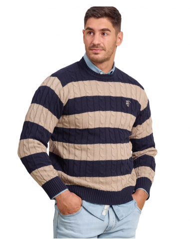 Jersey de ochos y rayas