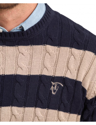 Jersey de ochos y rayas