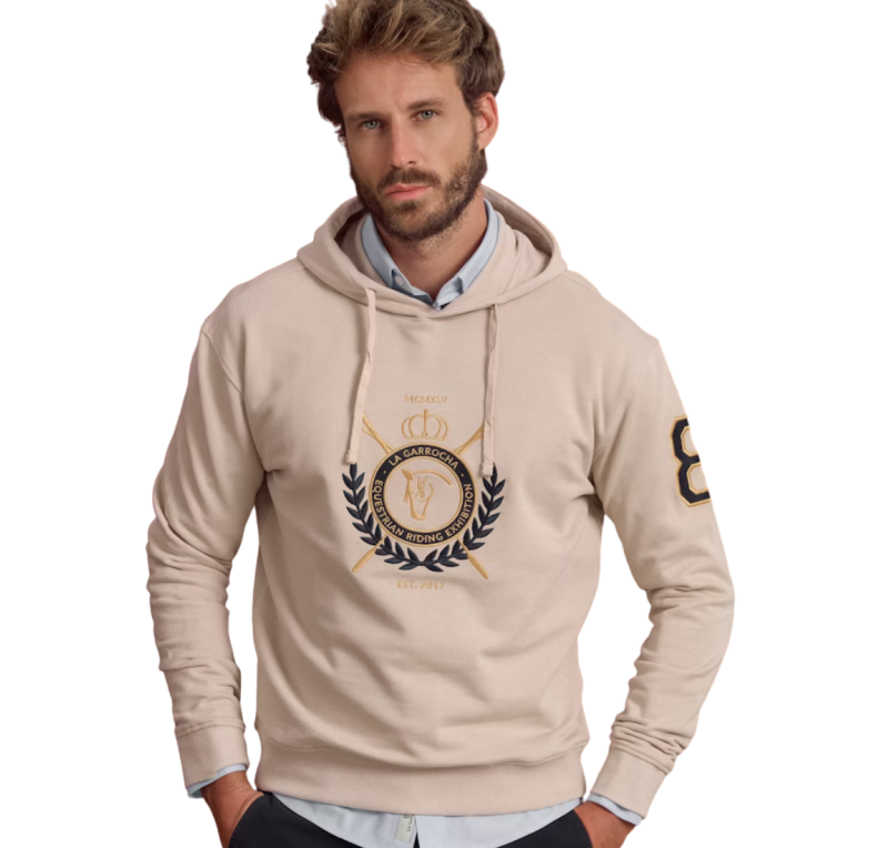Sudadera capucha escudo