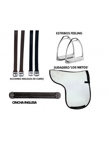 Pack silla de montar inglesa doma |...