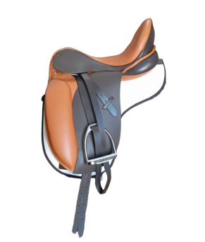 Silla inglesa de doma Neus | Bicolor