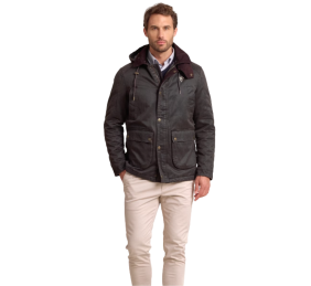 Parka efecto encerado | Moka