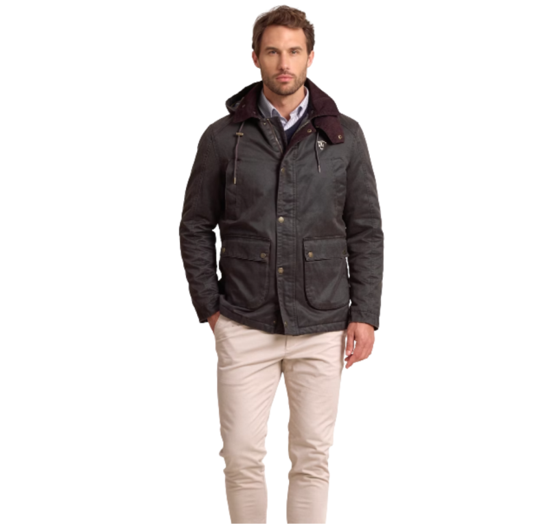 Parka efecto encerado | Moka