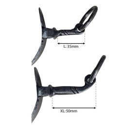 Serreta fragua sin dientes | 2 pilares