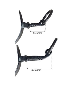 Serreta fragua sin dientes | 2 pilares