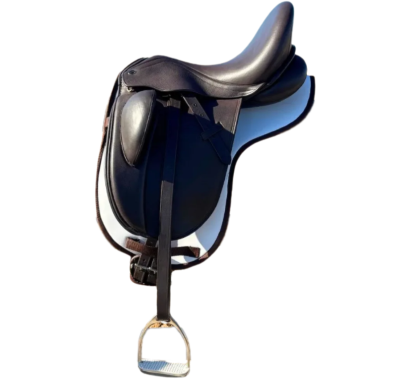 Montura doma Neuss con taco muslera | Varios colores