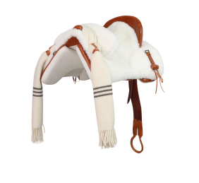 Silla vaquera mixta de fibra modelo Laura | Varios colores